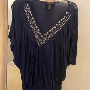 Blue navy dressy shirt